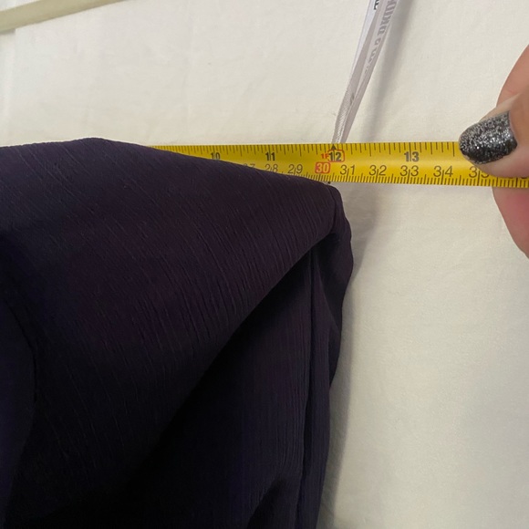 “Lapis” Purple David’s Bridal, Strapless Bridesmaid Dress, Size 0 - Picture 3 of 14